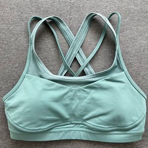 lululemon athletica Mint Green Strappy Crossback Sports Bra